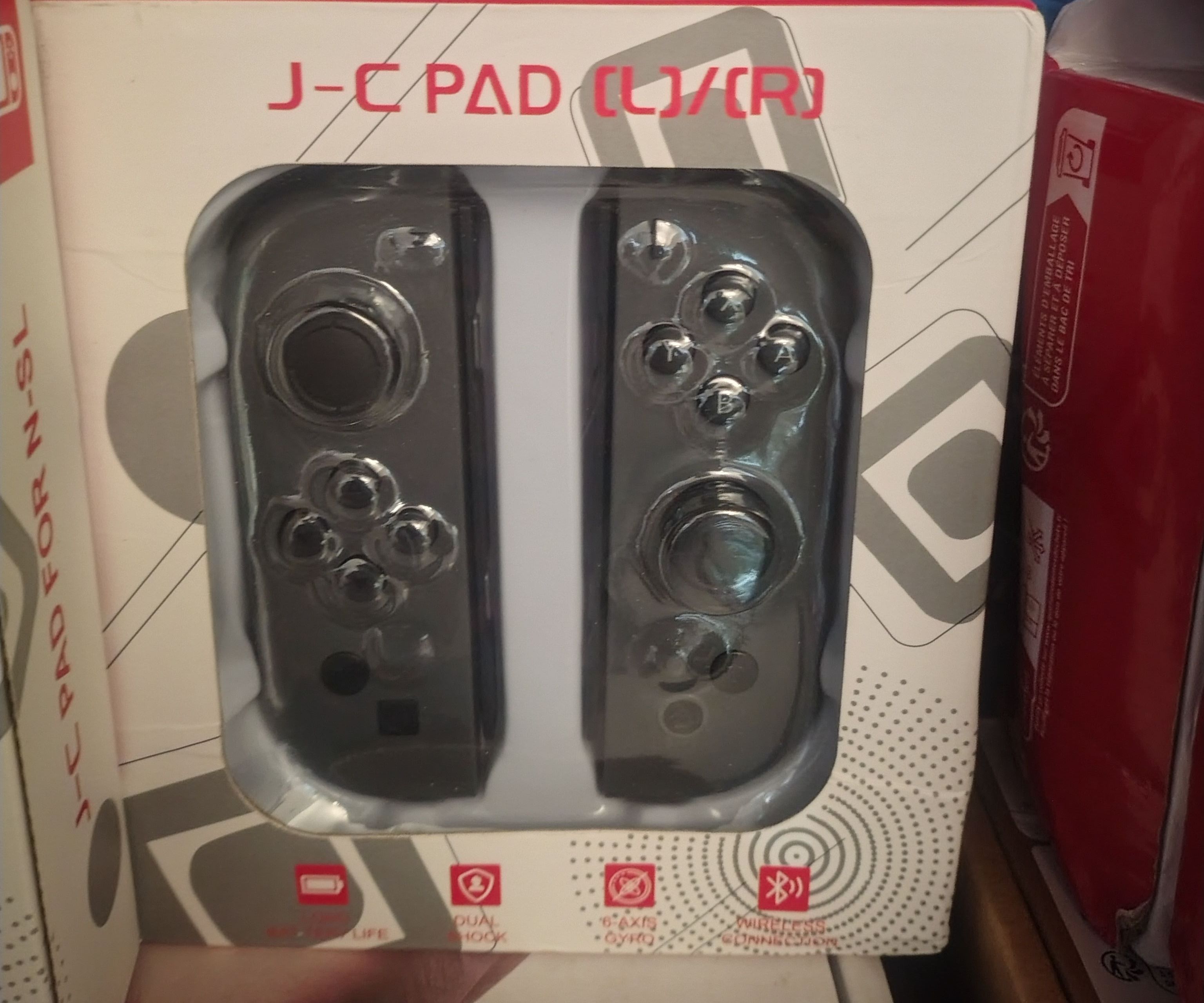 Joycons oscuros con rgb