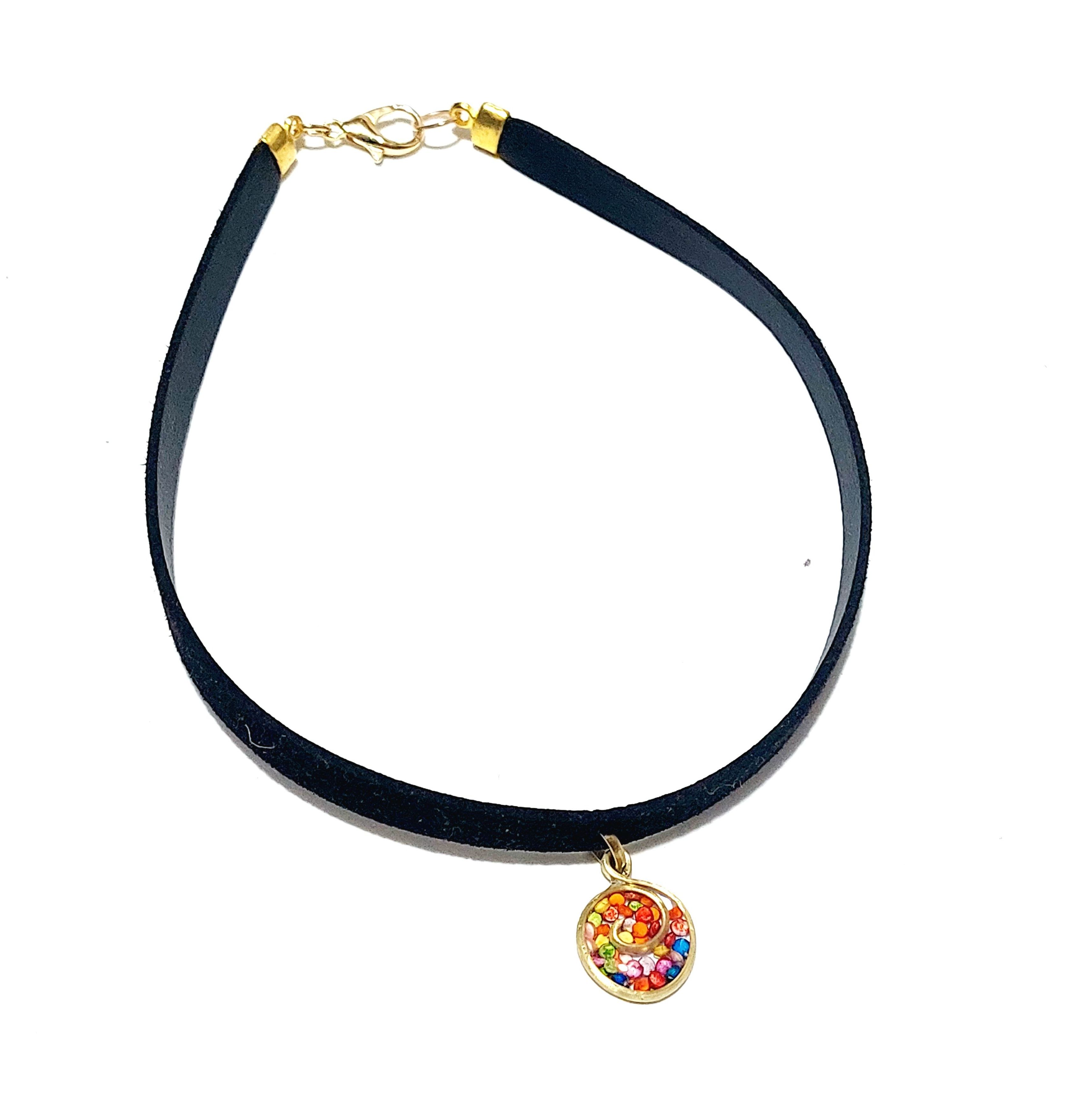 Chokers Espiral (Cuero)