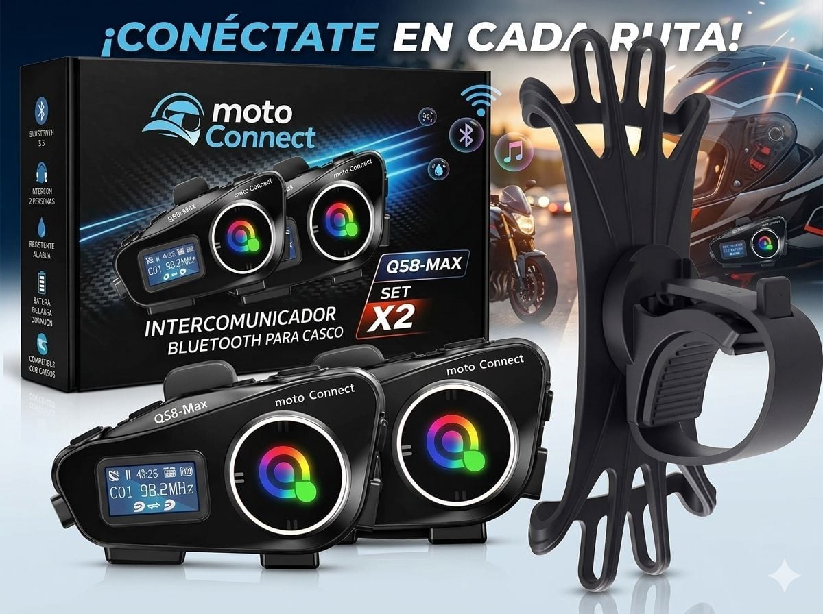 Combo moteros q58 max versión pro y obsequio