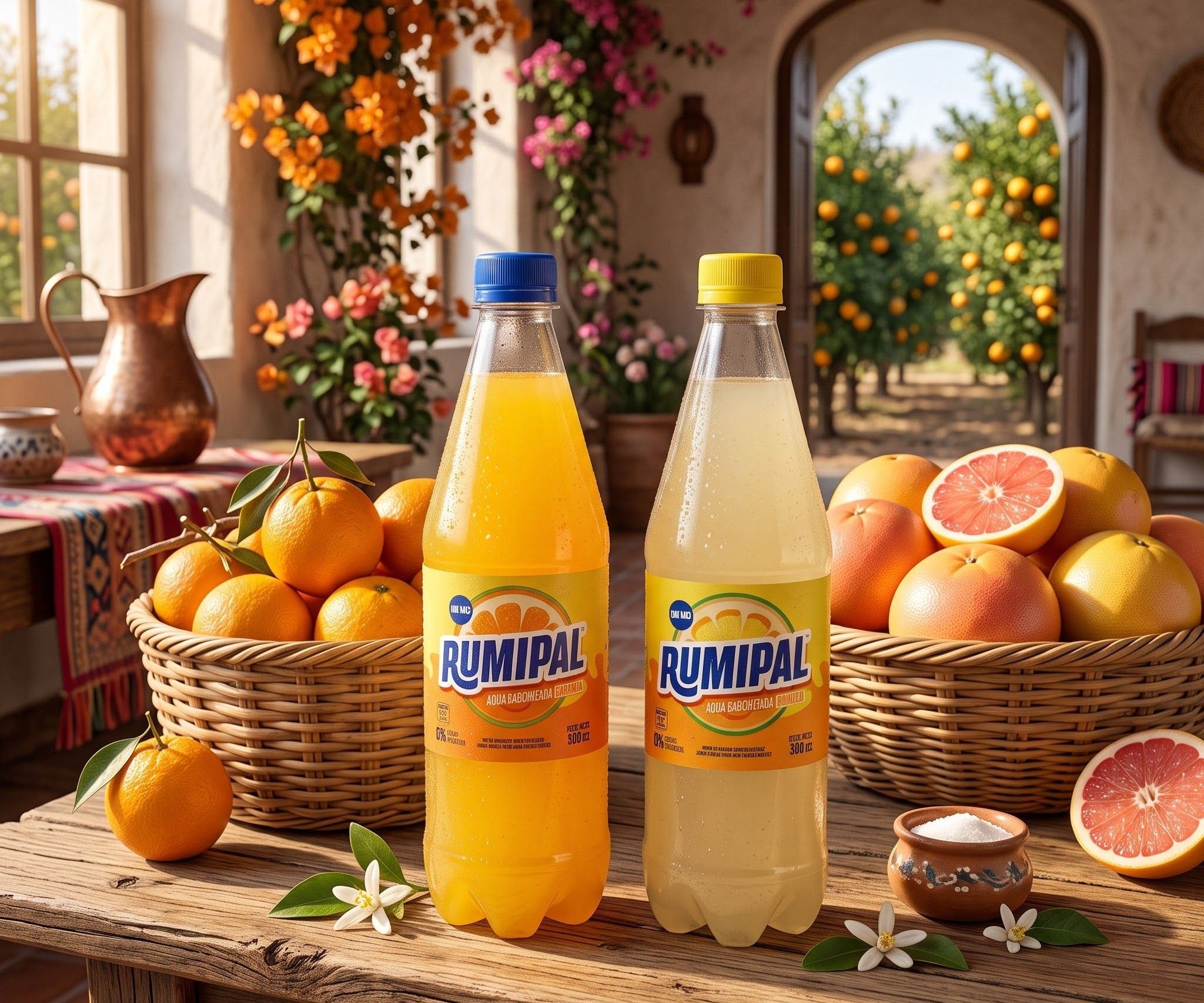 AGUA SABORIZADA RUMIPAL 500CC (NARANJA - POMELO)