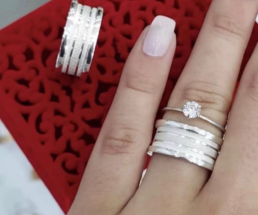 Aliança De Prata Amor perfeito.10mm