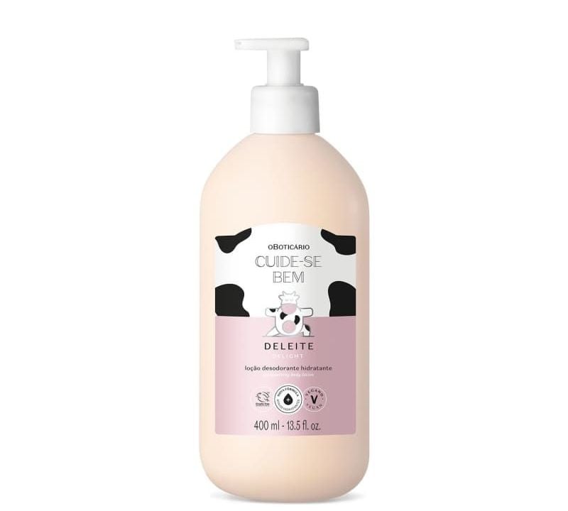 Boticario cuide se bem Deleite 400ml PIX R$50,60