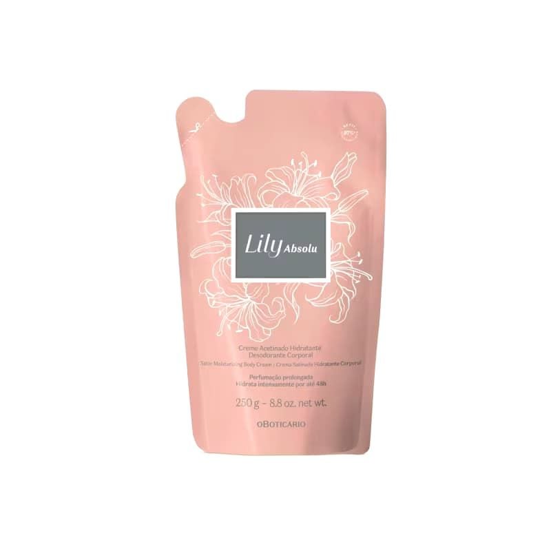 Boticario Refil Creme Lily Absolu 250g PIX R$66,24