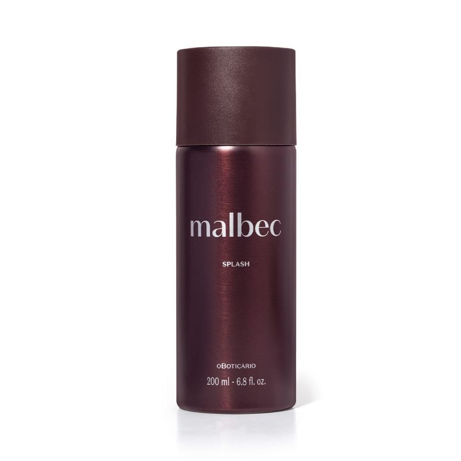 Boticario Body Splash Desodorante Colônia Malbec 200Ml PIX R$77,28