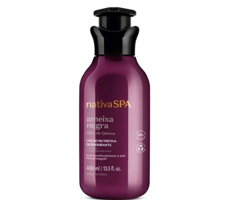 Boticario nativa spa ameixa negra400ml PIX R$55,20