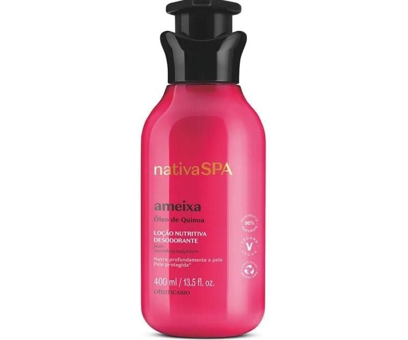Boticario nativa spa ameixa 400ml PIX R$57,00