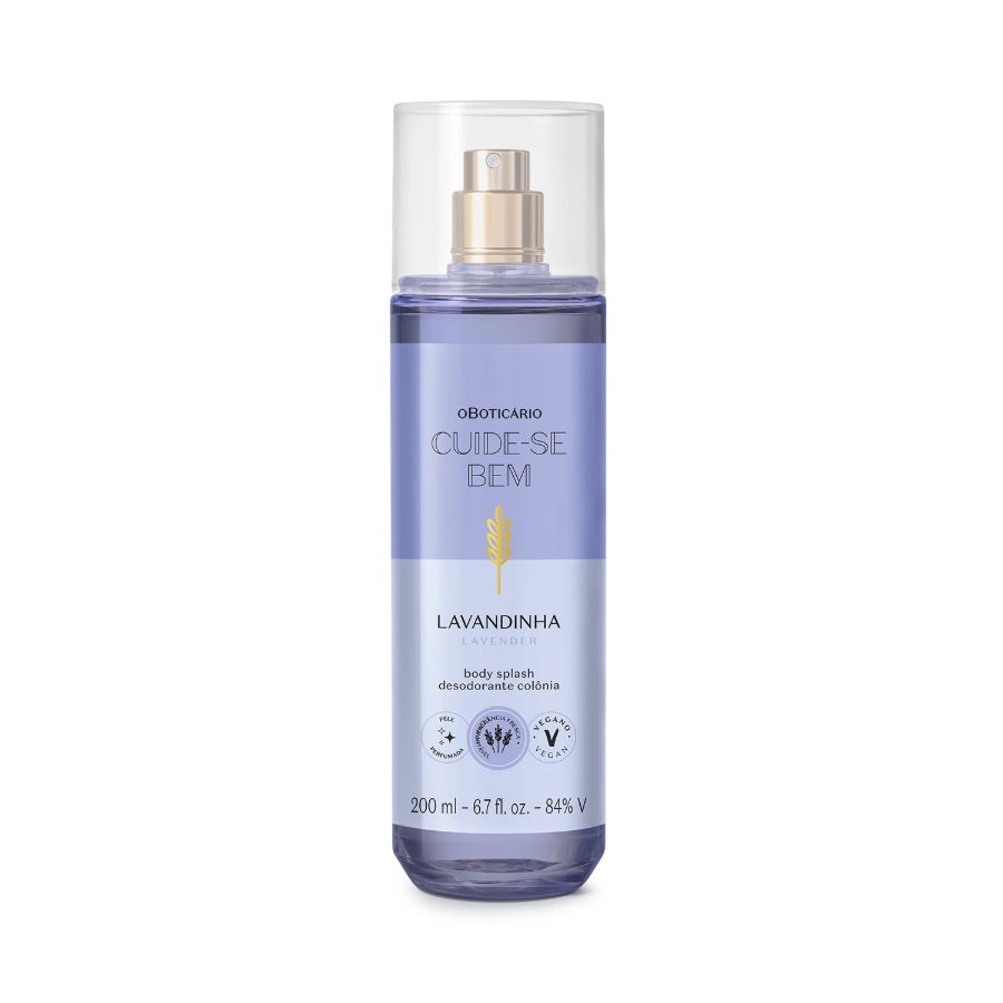 Boticario Body Splash Desodorante Colônia Cuide-Se Bem Lavandinha 200Ml PIX R$59,80