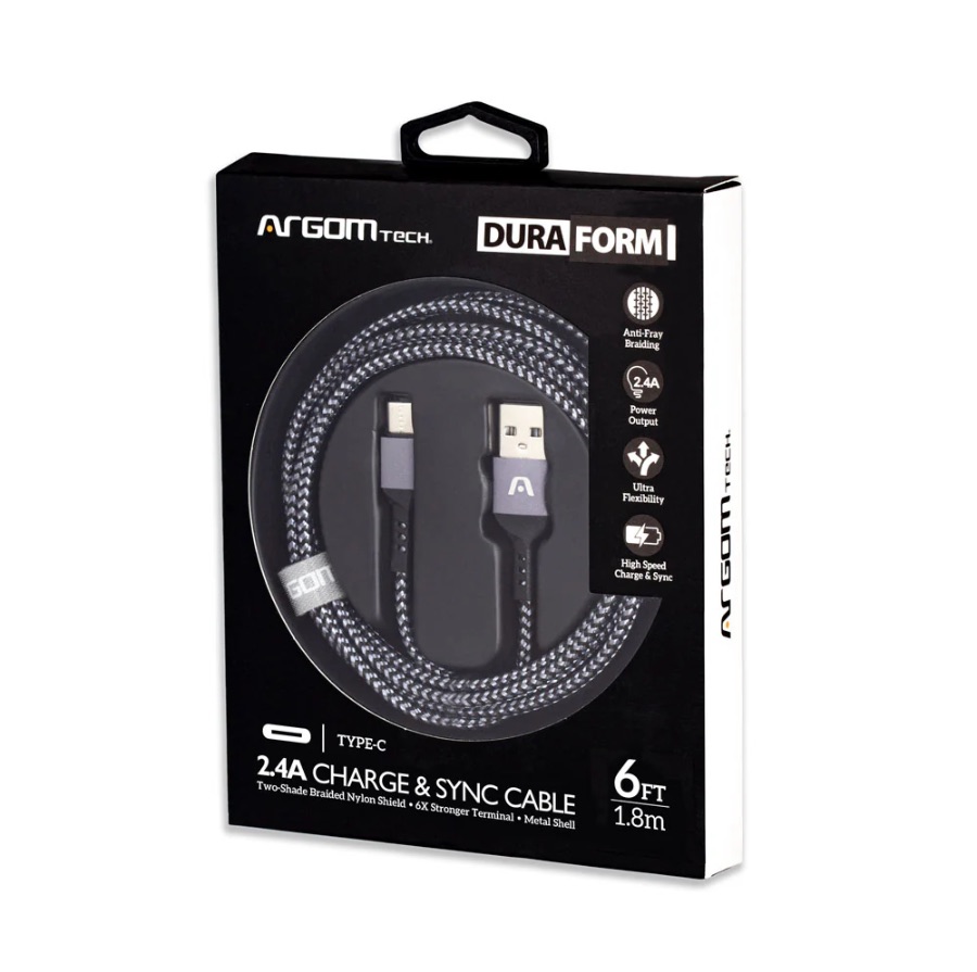 Cable Argom Tech de USB normal a USB C / 1.8 M