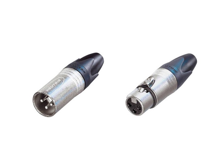 Pack de 2 Conectores Neutrix XLR (Hembra y macho)
