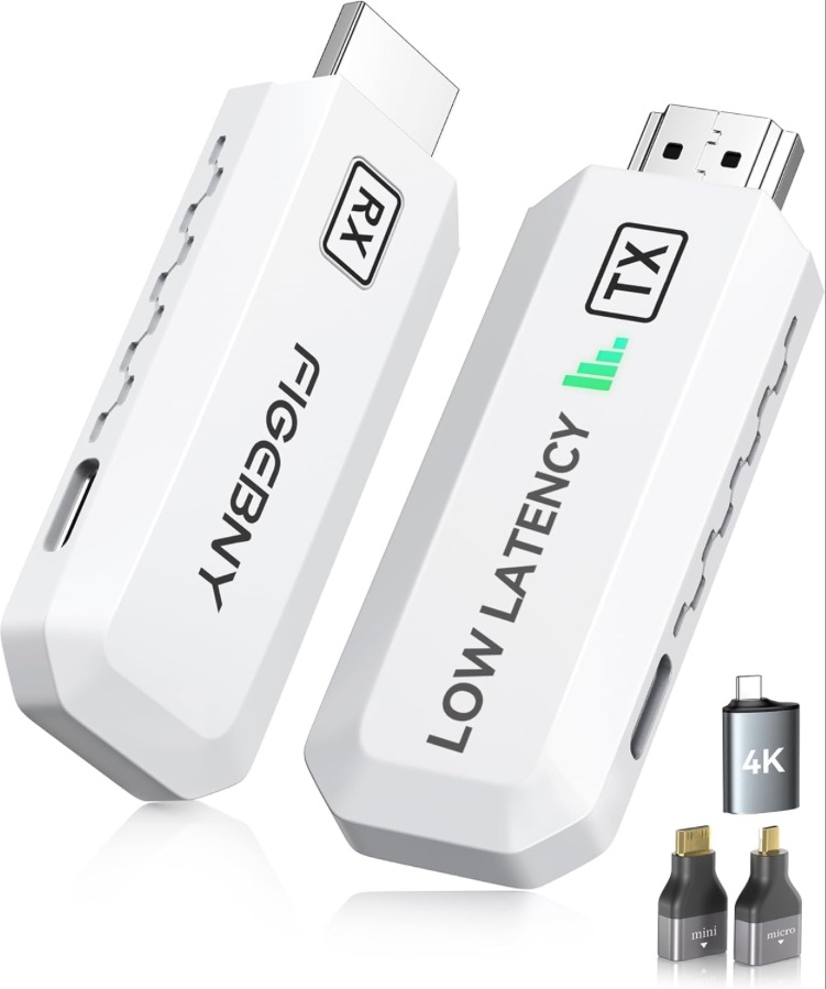 Transmisor y receptor HDMI inalámbrico, decodificación 4K, salida de 1080P, latencia ultra baja