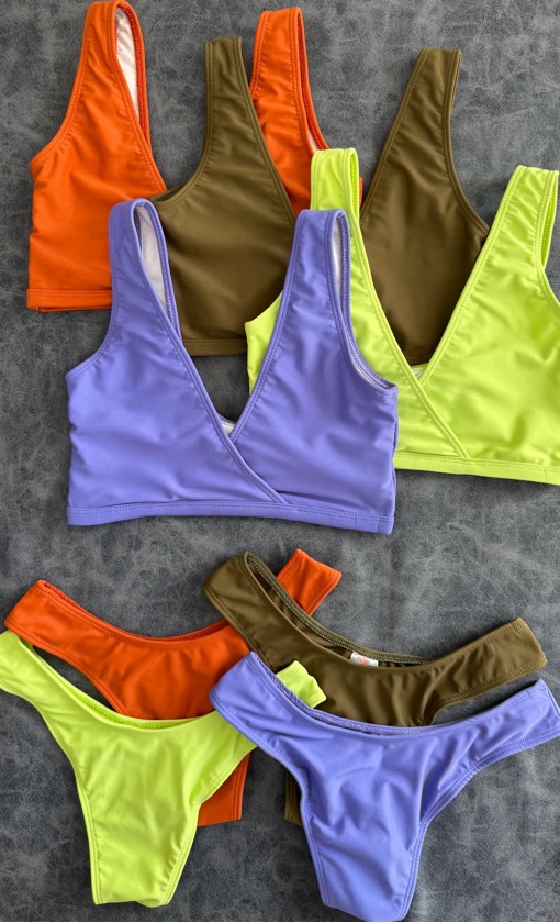 BIKINI FANY | Top cruzado + colaless clásica | AR8015