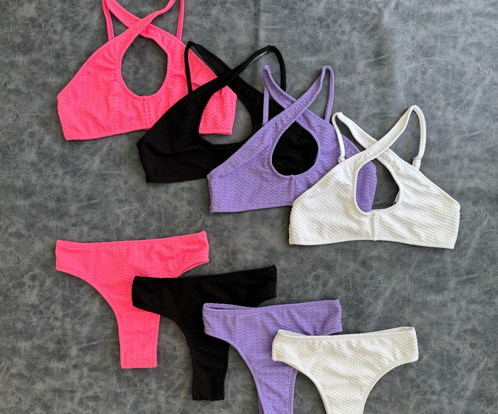BIKINI CRUZ | Top cruzado + colaless tiro alto | Maui