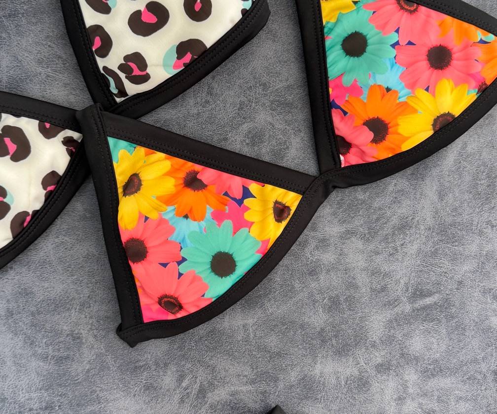 BIKINI OLIVIA | Triángulo estampado + colaless clásica | ARB8300