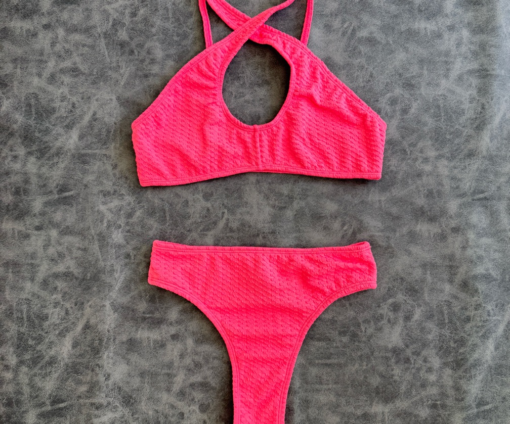 BIKINI CRUZ | Top cruzado + colaless tiro alto | Maui