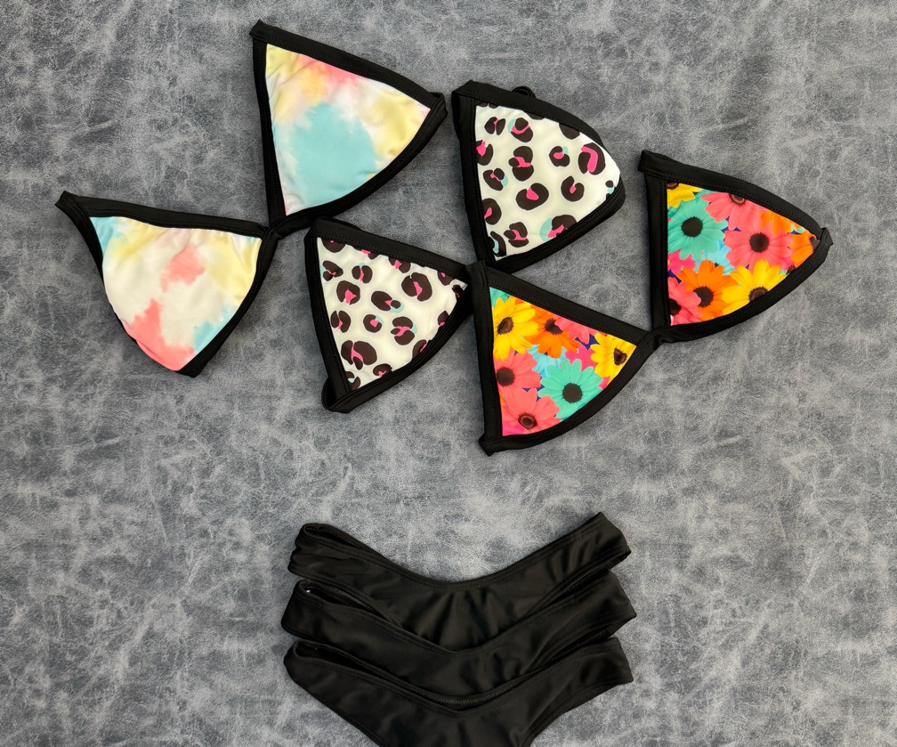 BIKINI OLIVIA | Triángulo estampado + colaless clásica | ARB8300