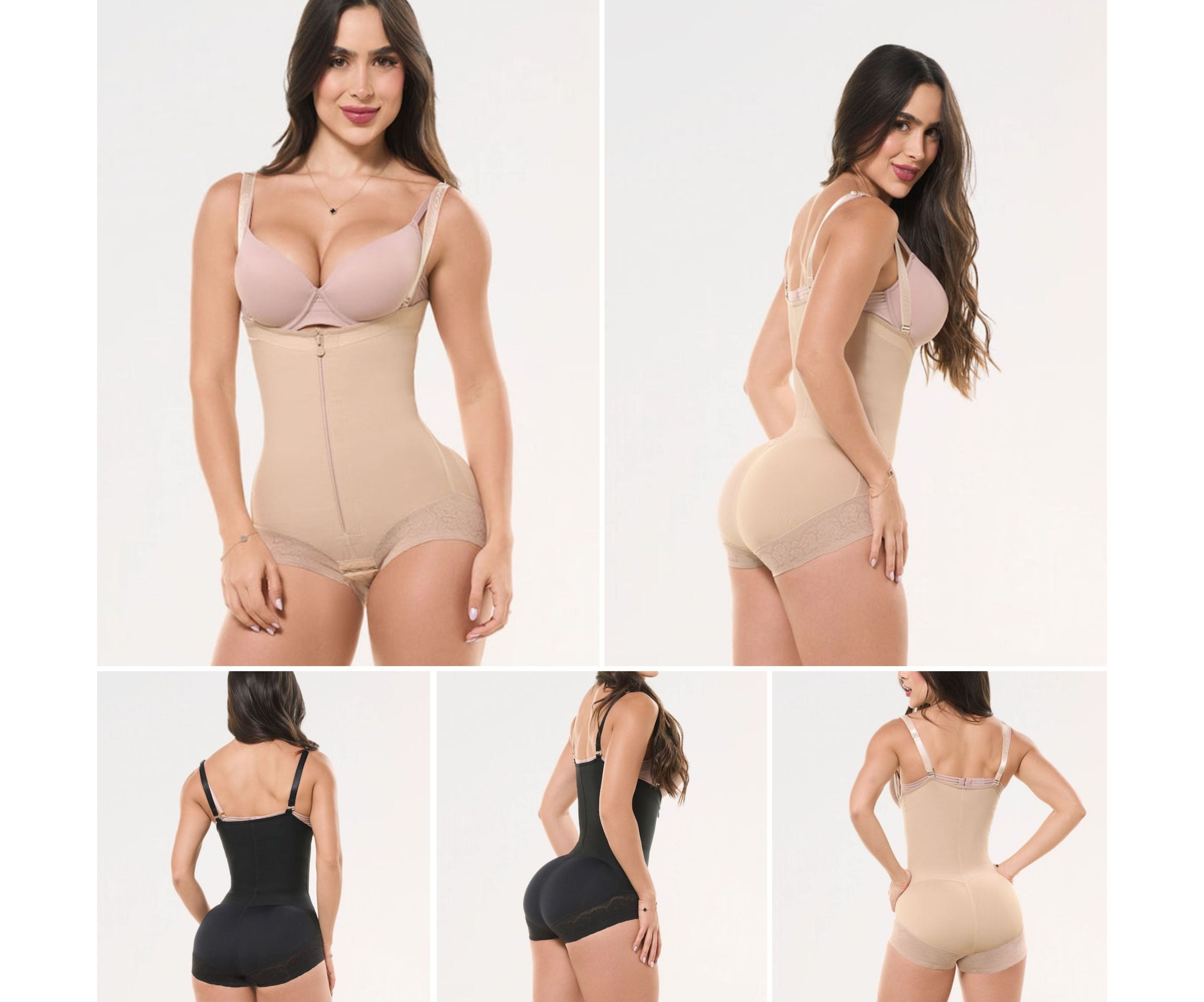 Body Faja Cachetero Salome Strapless, Siliconado Antideslizante 412