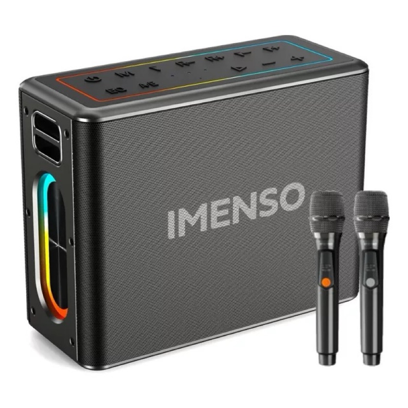 Caixa De Som Portátil Bluetooth Imenso X32 120w Ipx4 C/ 2mic