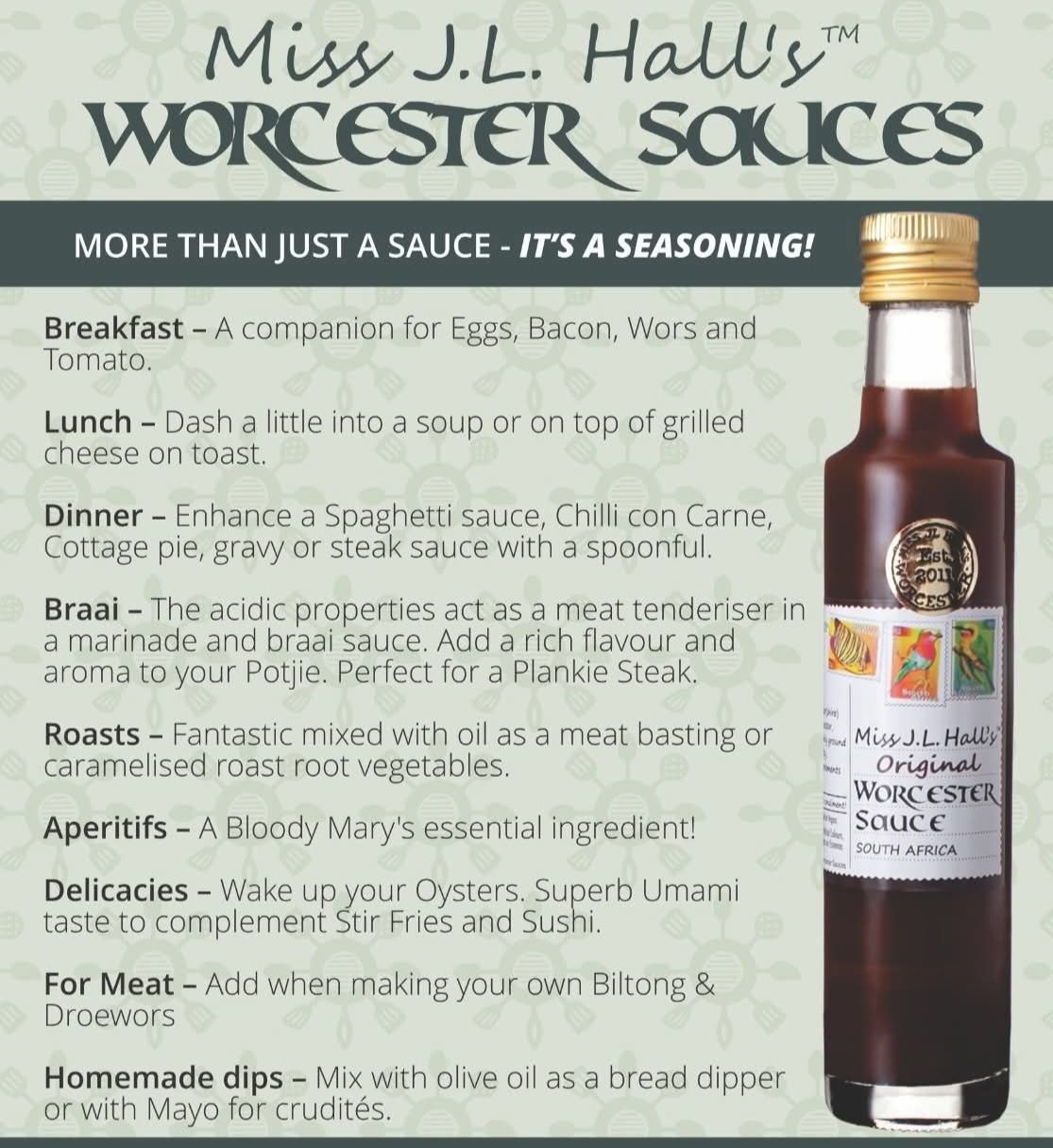 Worcester Sauce Extra Chilli
