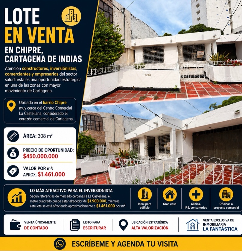 CASA LOTE EN VENTA EN CHIPRE