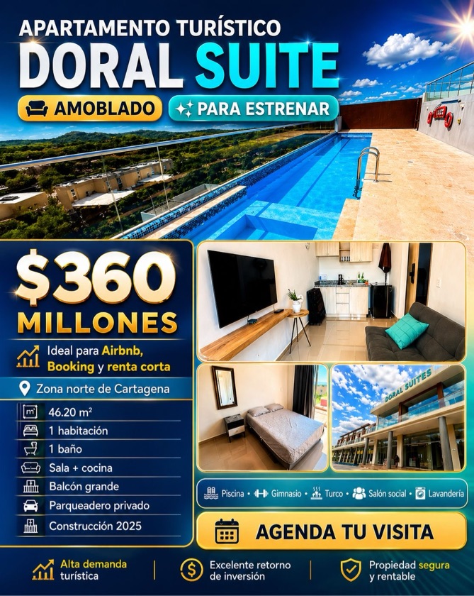APTO TURÍSTICO DORAL SUITE ZONA NORTE