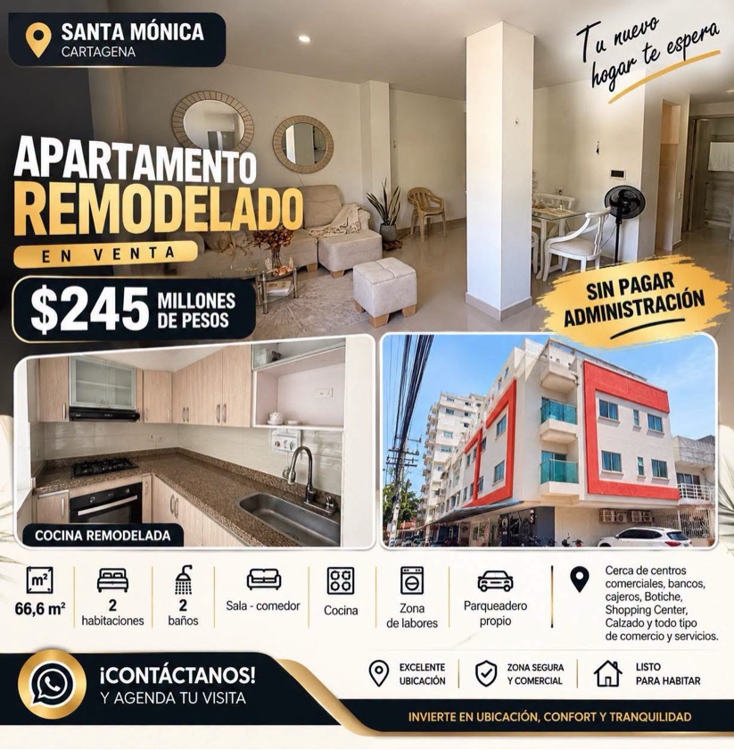 APTO REMODELADO EN SANTA MÓNICA