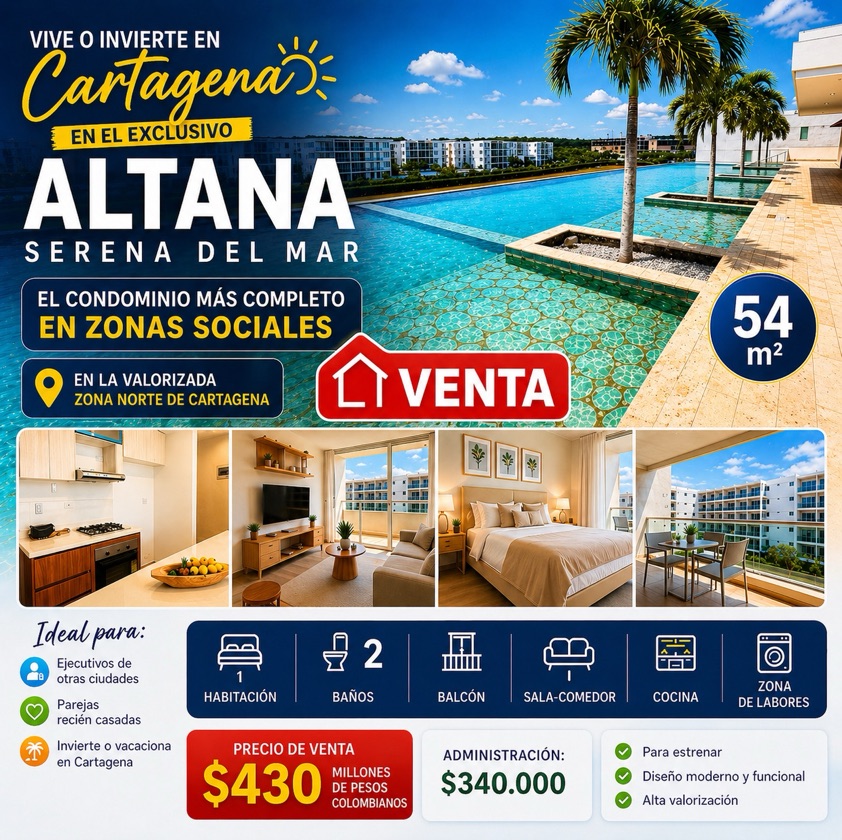APTO EN SERENA DEL MAR ALTANA