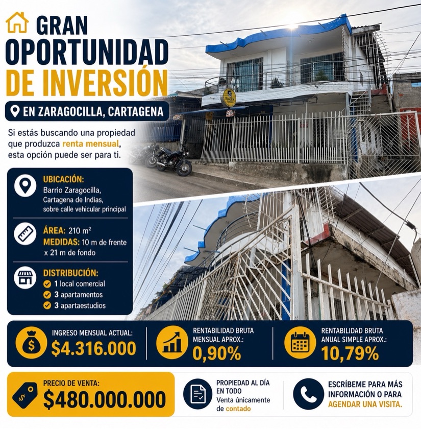 PROPIEDAD EN VENTA EN ZARAGOCILLA