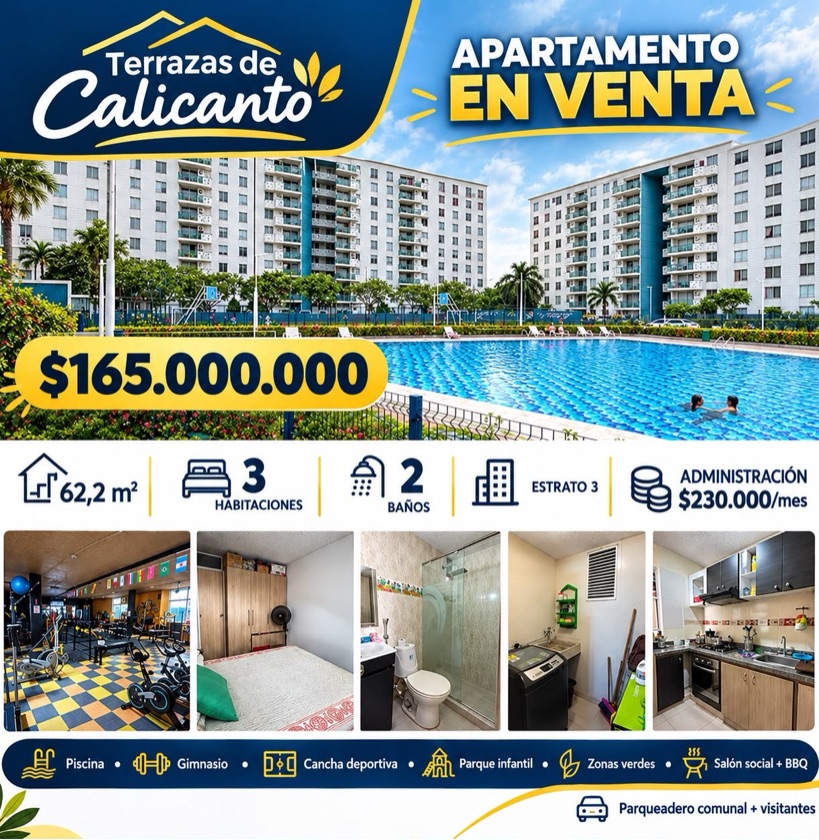 APTO EN VENTA EN TERRAZAS DE CALICANTO