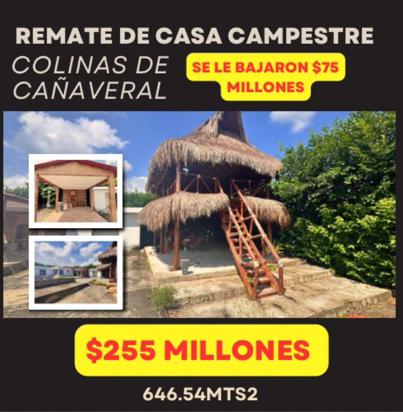 CASA CAMPESTRE UBICADA EN CAÑAVERAL