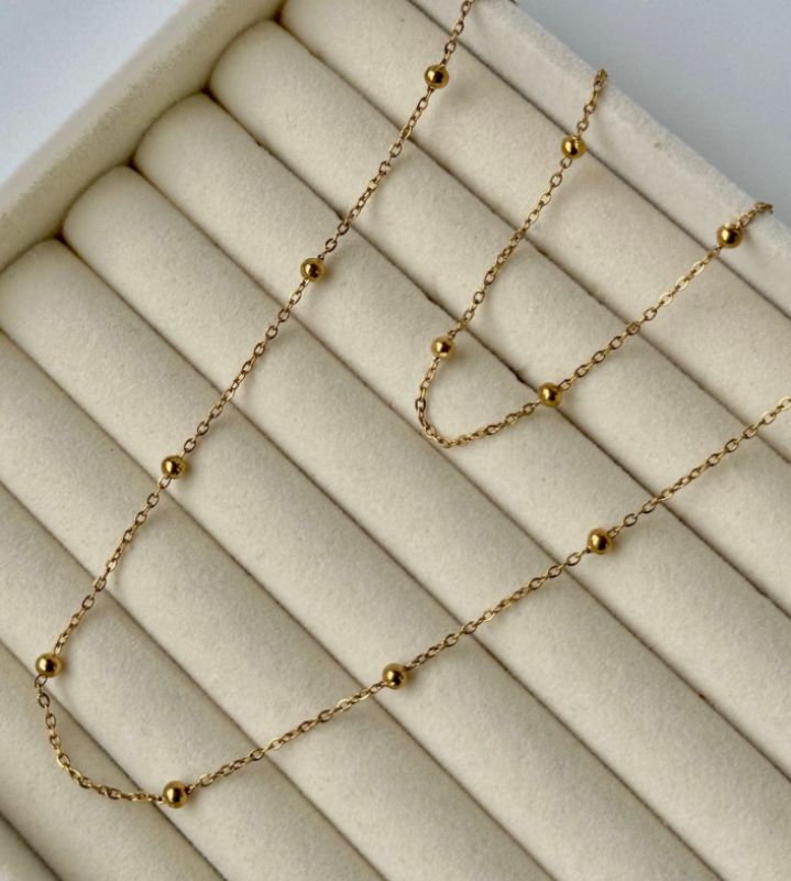 Conjunto colar alongado + pulseira