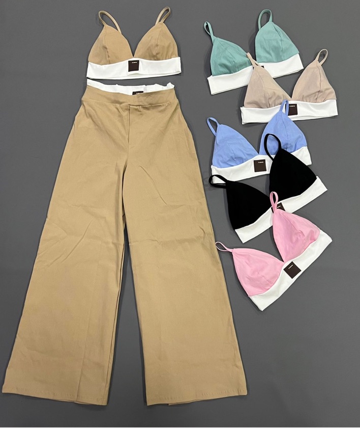 Conjunto + crop top