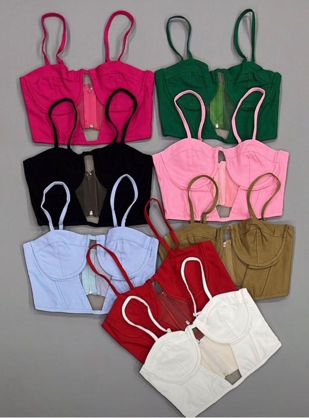 Blusa con velo centro