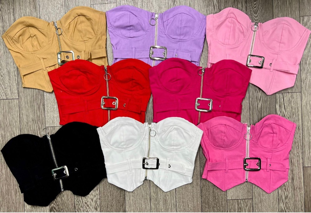 Blusa con cinturon