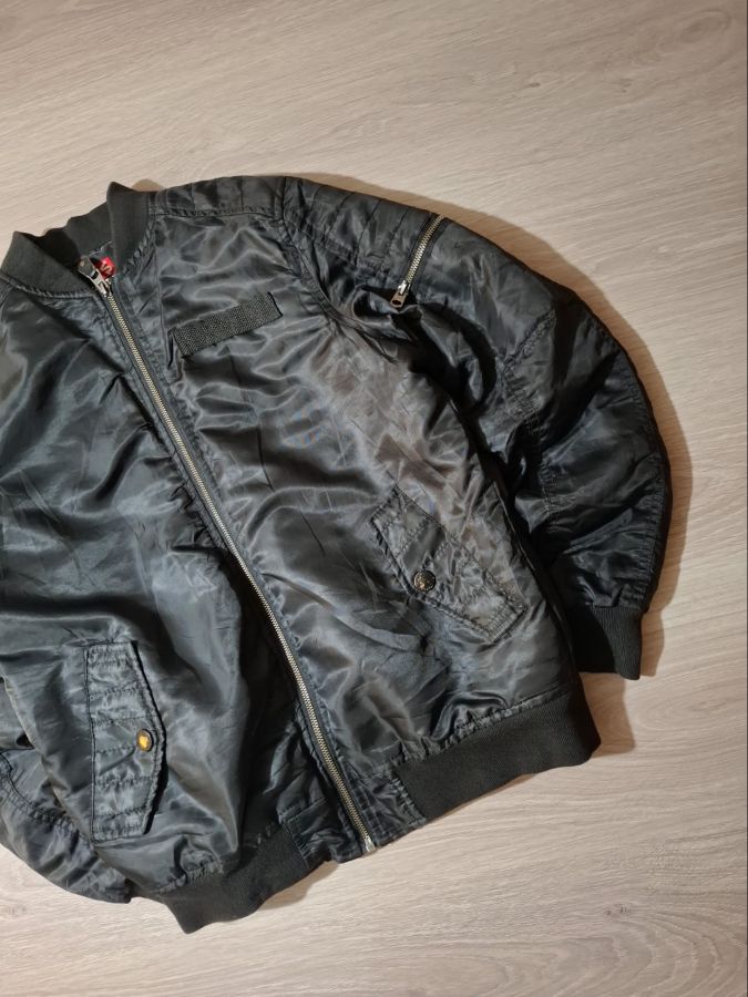 South Pole Black Bomber Jacket Youth Size