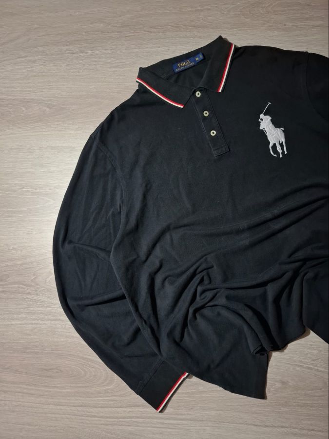 Polo Ralph Lauren Black Long Sleeve Classic Collar Shirt
