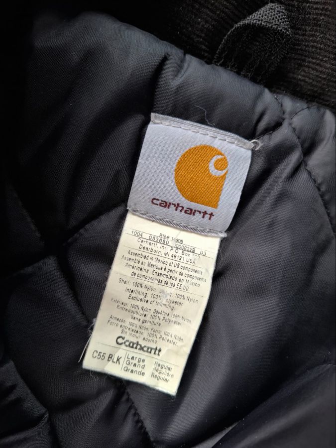 Carhartt Traditional Coat C55 BLK Y2K