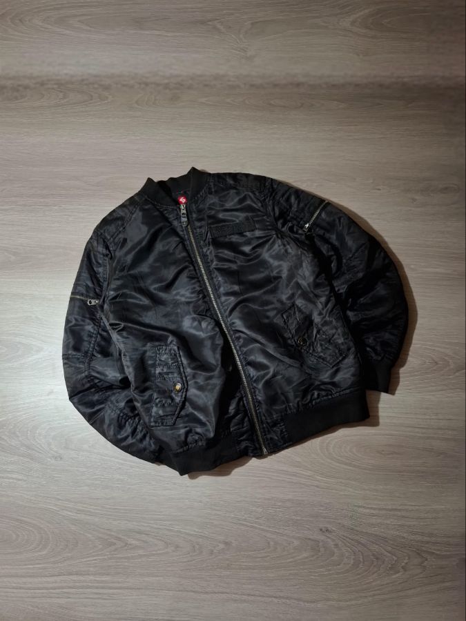 South Pole Black Bomber Jacket Youth Size
