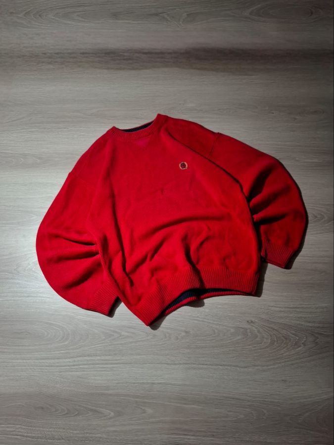Tommy Hilfiger Vintage 90s Knit Sweater Red