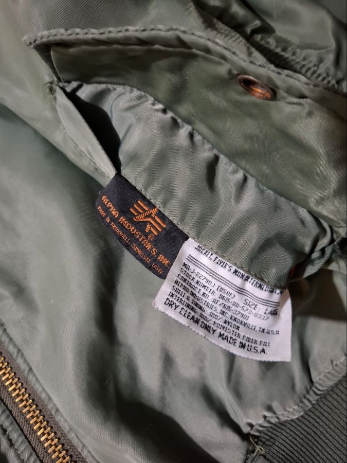 Alpha Industries MA-1 Jacket Sage Green