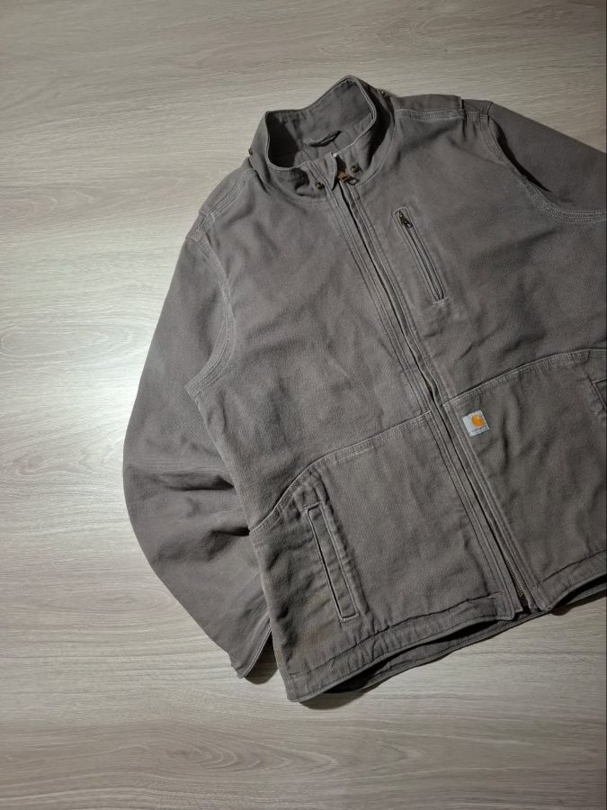 Carhartt Grey Full-Swing Twill Jacket