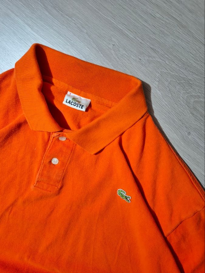 Lacoste Orange Polo Shirt