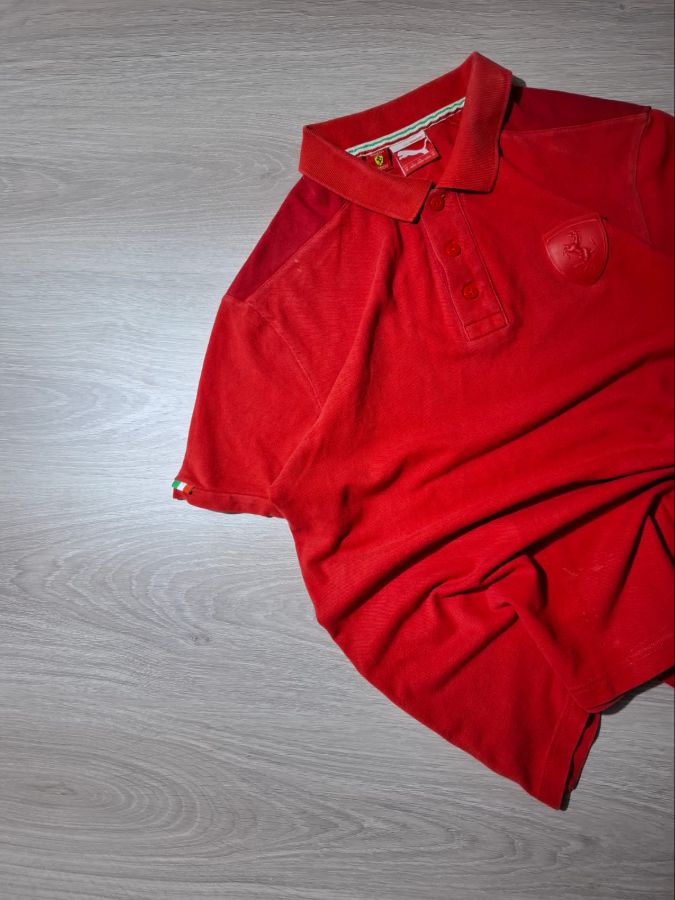 Puma Ferrari Tonal Red Polo