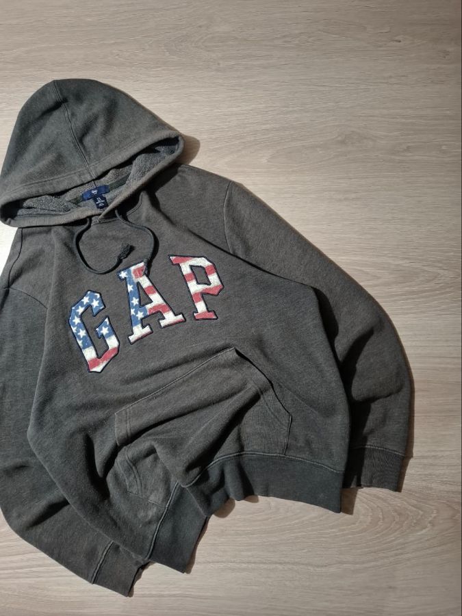 Vintage Gap USA Flag Hoodie