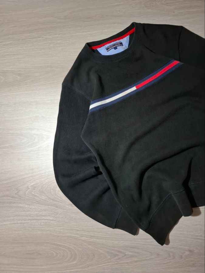 Tommy Hilfiger Black Flag Stripe Sweater