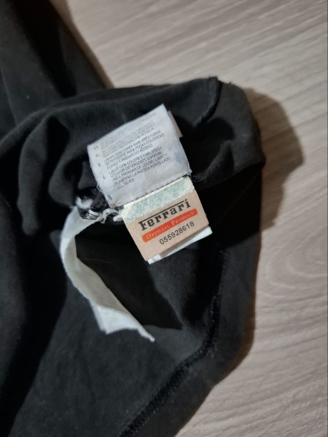 Puma Scuderia Ferrari Black Red Mesh T-Shirt