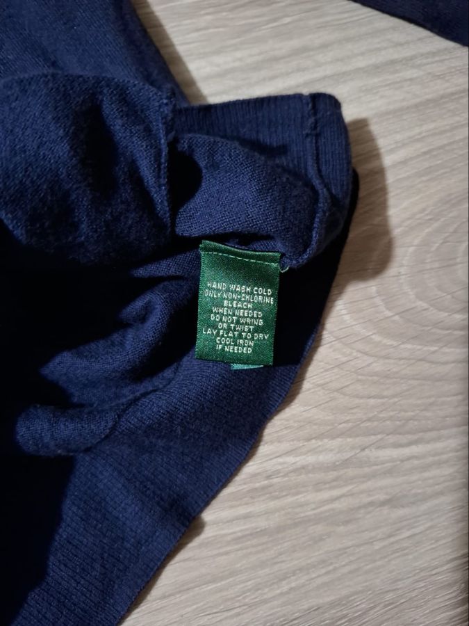 Lauren Ralph Lauren Navy Knit Cardigan