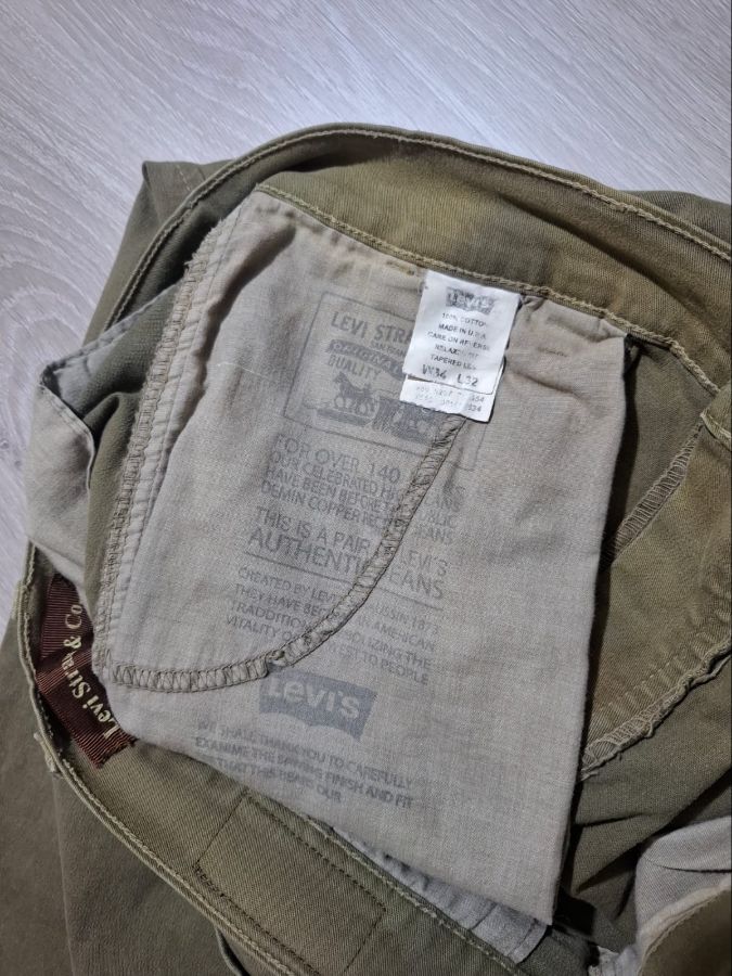 Levi Strauss & Co. Olive Canvas Workwear Pants