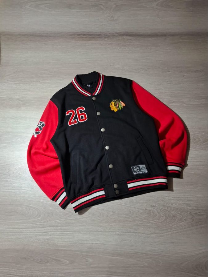 Chicago Blackhawks Northover Fleece Letterman Jacket
