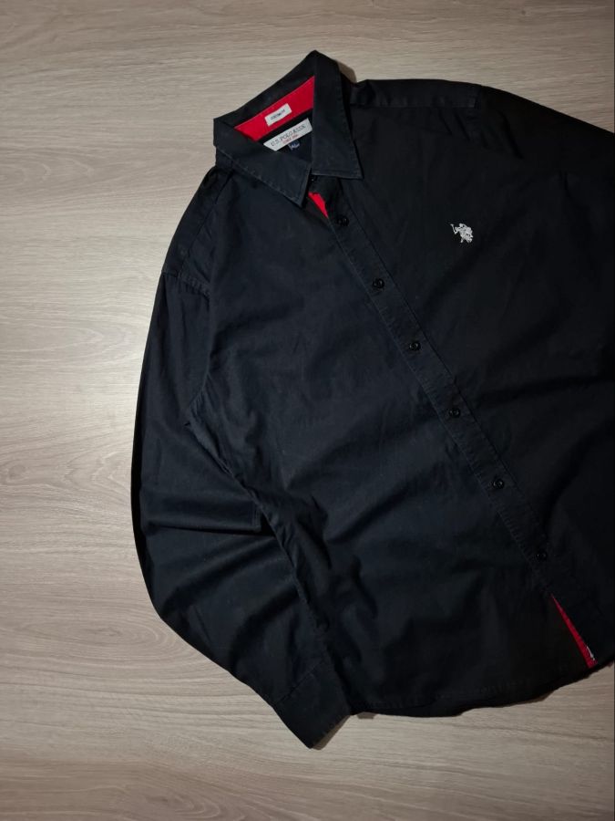 U.S. Polo Assn Black Button Down Shirt