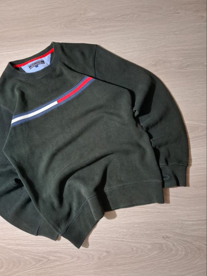 Tommy Hilfiger Black Flag Stripe Sweater